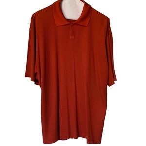 Jhane Barnes short sleeve medium red golf shirt